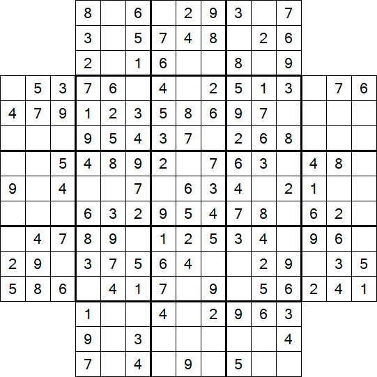 Flower Sudoku - Easy