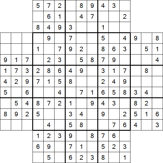 Flower Sudoku - Easy