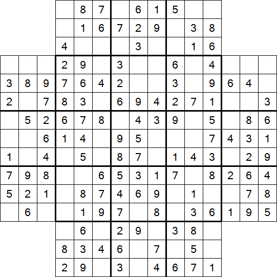 Flower Sudoku - Easy
