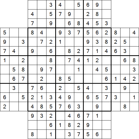 Flower Sudoku - Easy