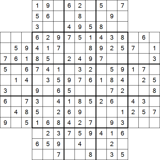 Flower Sudoku - Easy