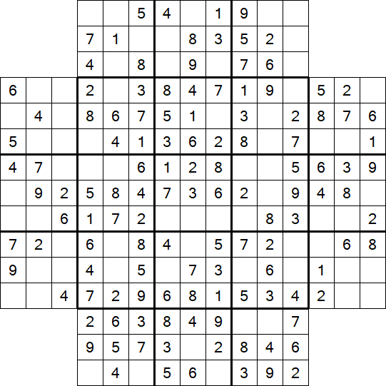 Flower Sudoku - Easy