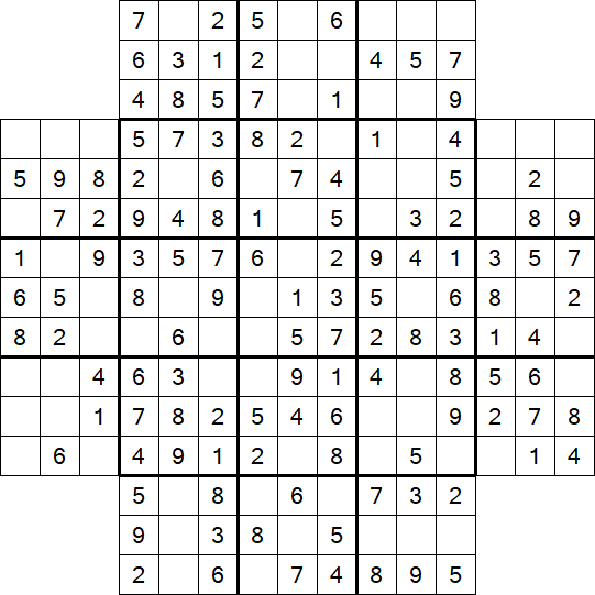 Flower Sudoku - Easy