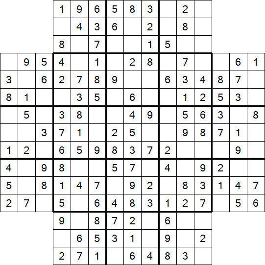 Flower Sudoku - Easy
