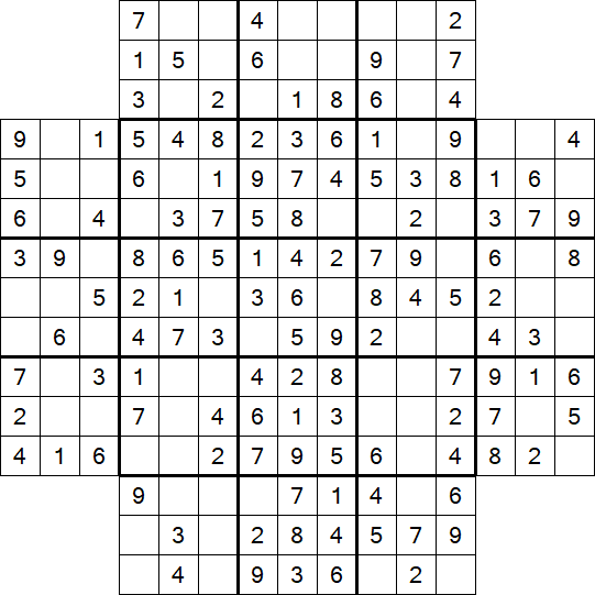 Flower Sudoku - Easy