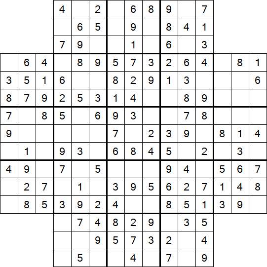 Flower Sudoku - Easy