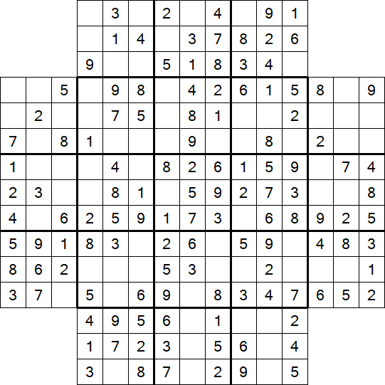 Flower Sudoku - Easy