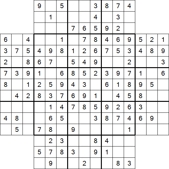 Flower Sudoku - Easy