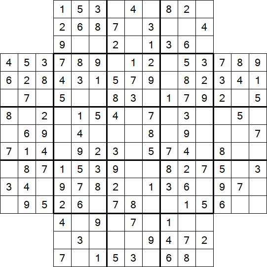 Flower Sudoku - Easy