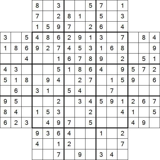 Flower Sudoku - Easy