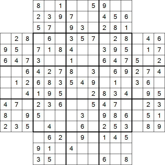 Flower Sudoku - Easy