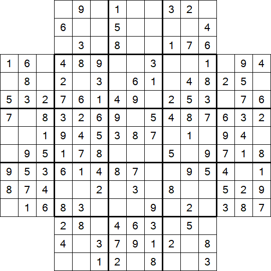 Flower Sudoku - Easy