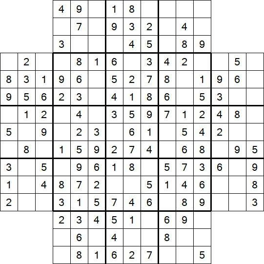 Flower Sudoku - Easy