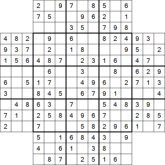 Flower Sudoku - Easy