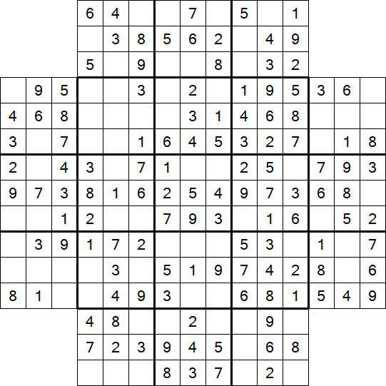 Flower Sudoku - Easy