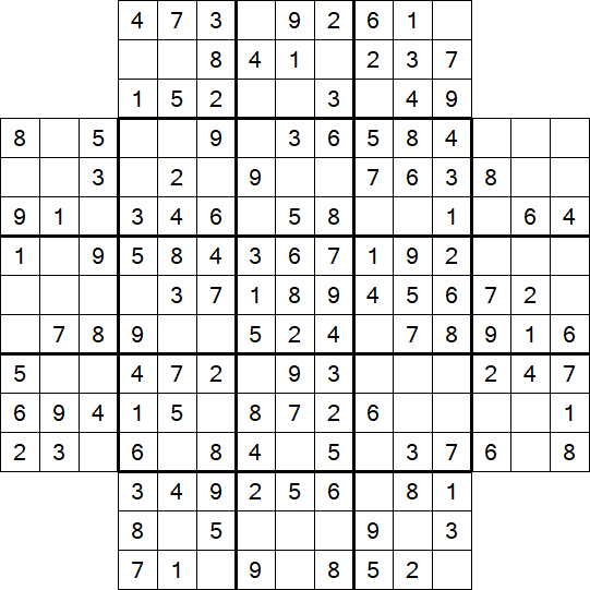 Flower Sudoku - Easy
