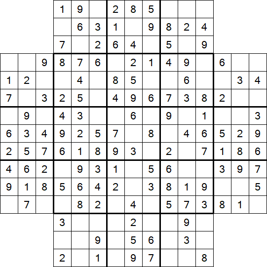 Flower Sudoku - Easy