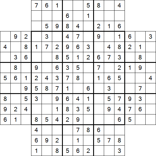 Flower Sudoku - Easy