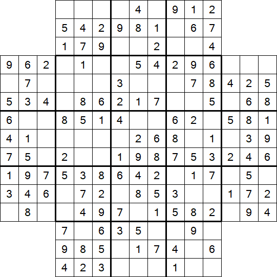 Flower Sudoku - Fácil