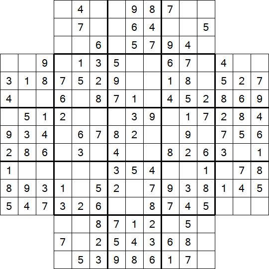 Flower Sudoku - Easy