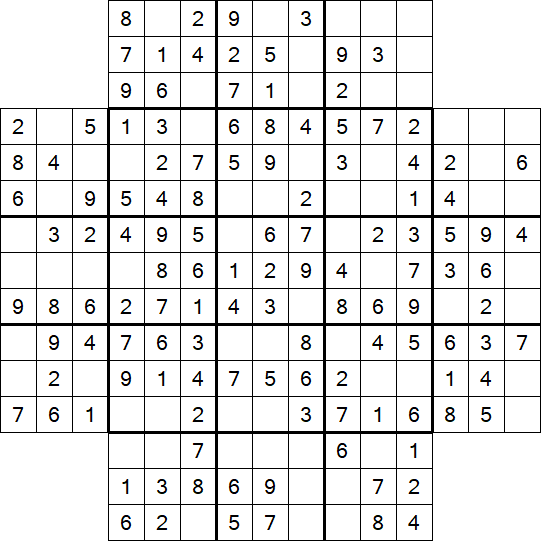Flower Sudoku - Easy