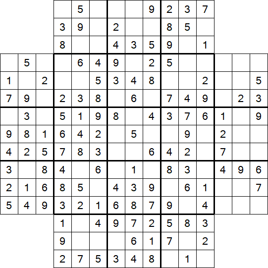 Flower Sudoku - Einfach