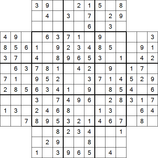 Flower Sudoku - Easy