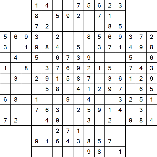 Flower Sudoku - Fácil