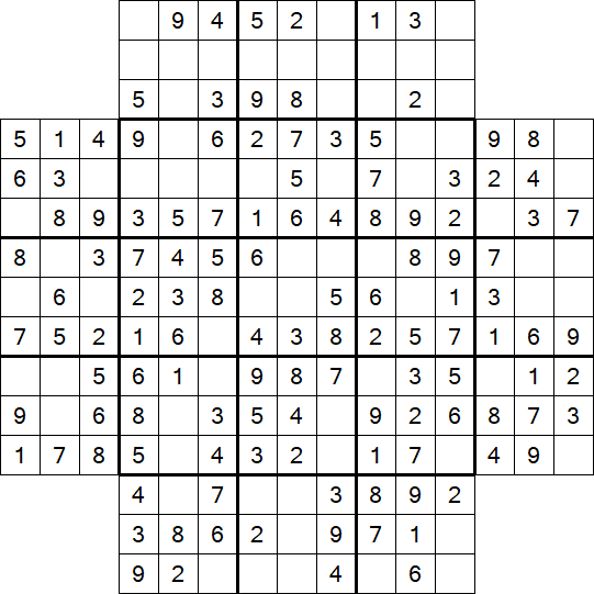 Flower Sudoku - Einfach