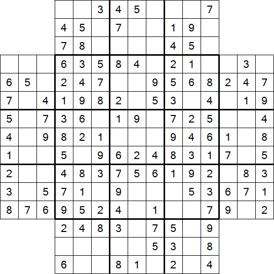 Flower Sudoku - Einfach