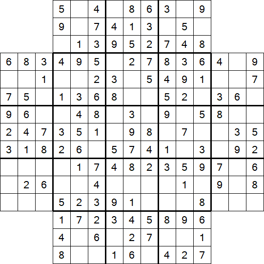 Flower Sudoku - Einfach