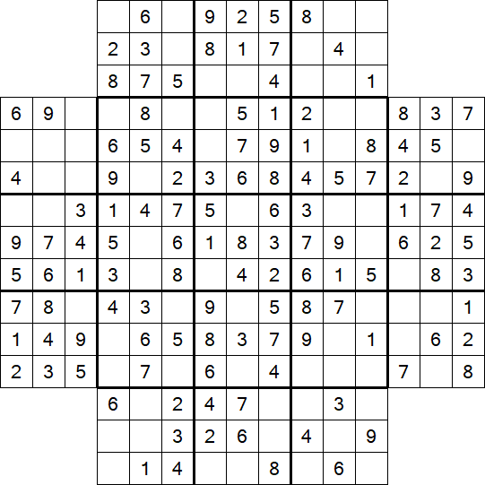 Flower Sudoku - Einfach