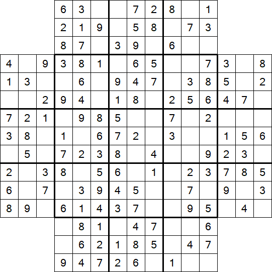 Flower Sudoku - Einfach