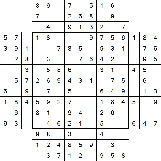 Flower Sudoku - Easy