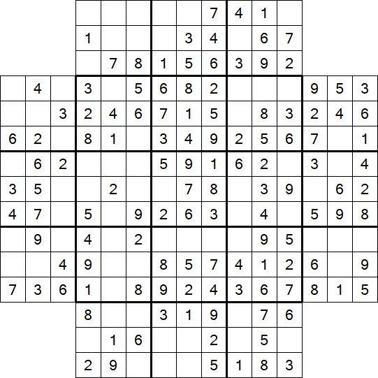 Flower Sudoku - Einfach