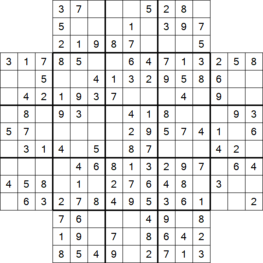 Flower Sudoku - Easy