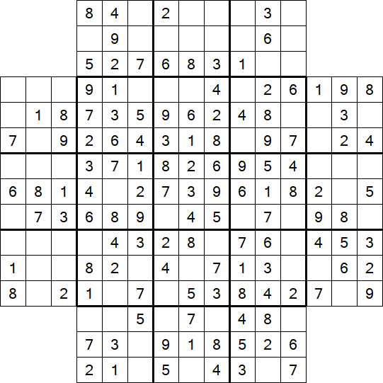 Flower Sudoku - Einfach