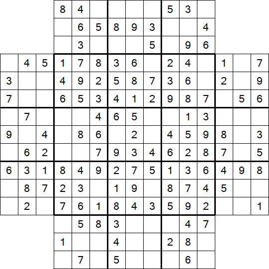 Flower Sudoku - Einfach