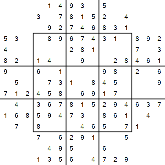 Flower Sudoku - Easy