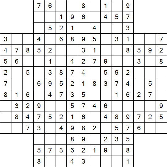 Flower Sudoku - Einfach