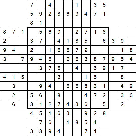 Flower Sudoku - Einfach