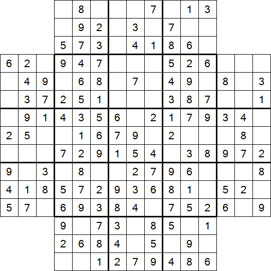 Flower Sudoku - Einfach