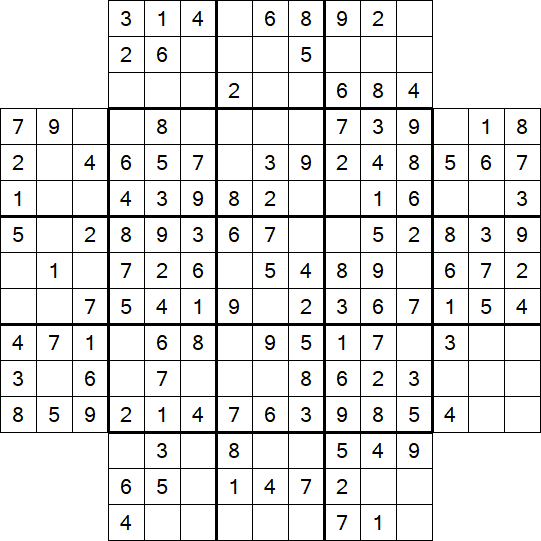 Flower Sudoku - Einfach