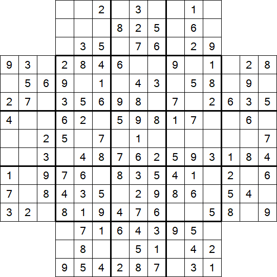 Flower Sudoku - Easy