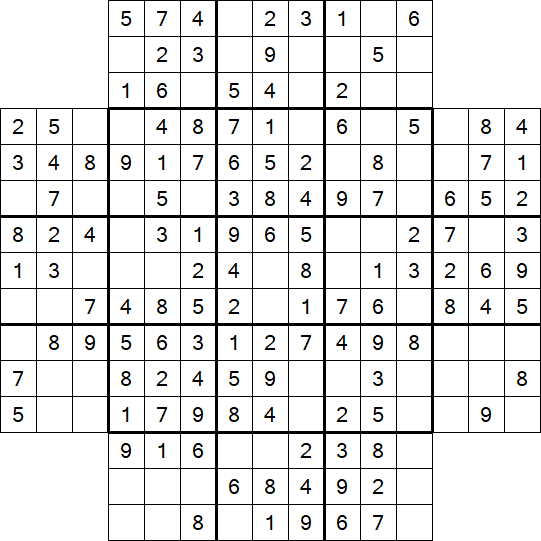 Flower Sudoku - Einfach