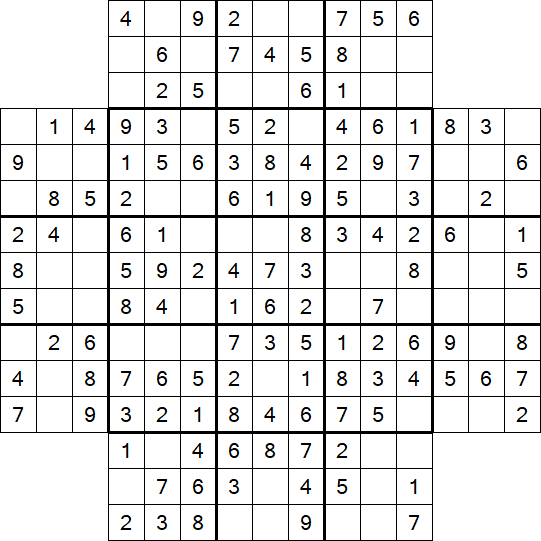 Flower Sudoku - Einfach