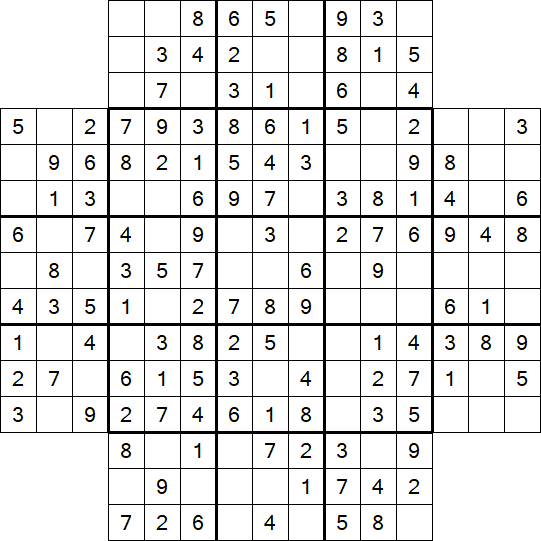 Flower Sudoku - Easy