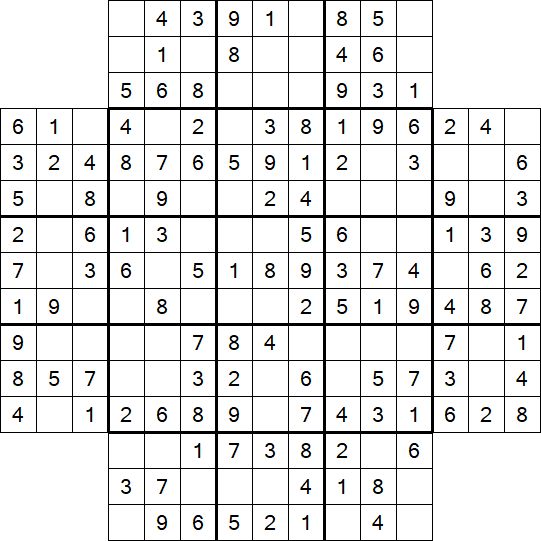 Flower Sudoku - Einfach