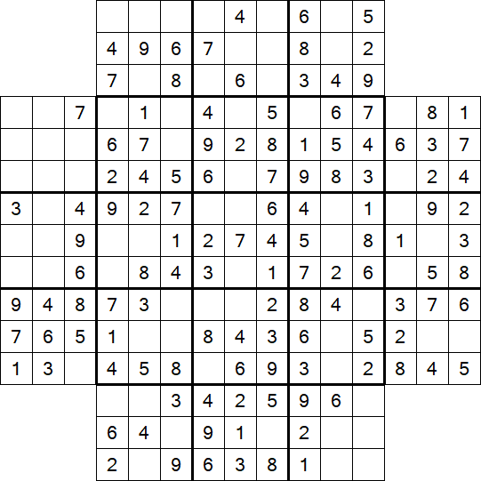 Flower Sudoku - Easy