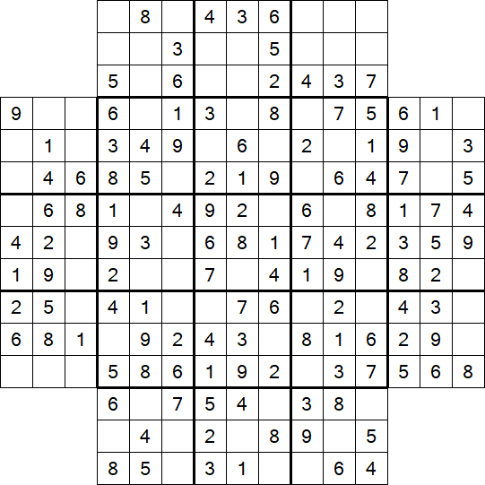 Flower Sudoku - Einfach